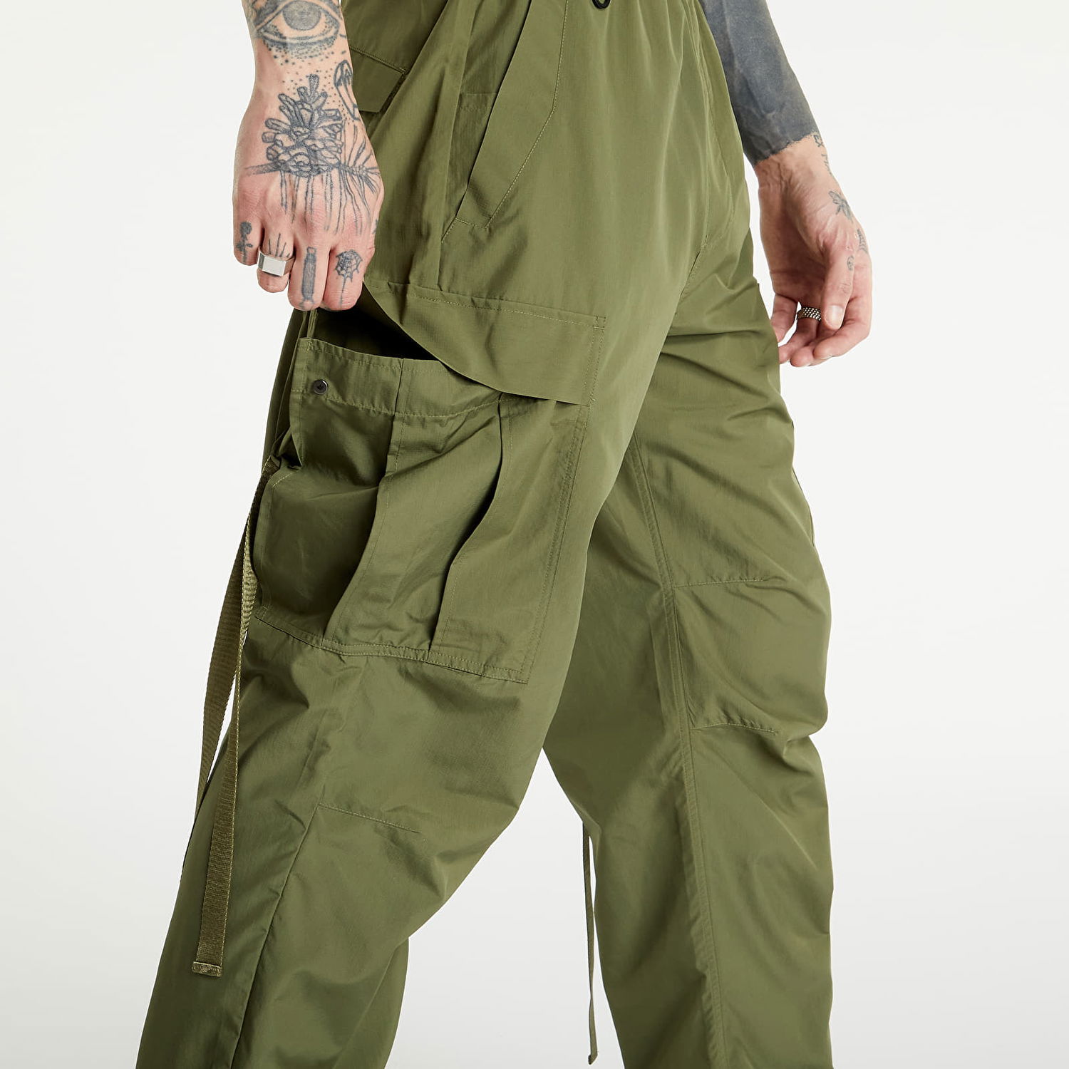 Cargo nohavice Maharishi Trek Cargo Loose Fit Zelené | 8052 oliver, 1