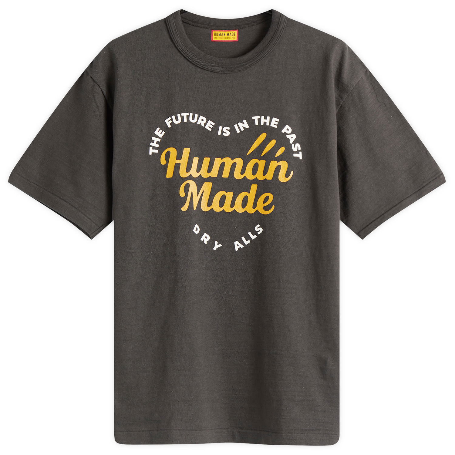Tričko Human Made Human Made Word Heart Graphic T-Shirt, Size Large Šedá | HM29TE011-BLK, 1