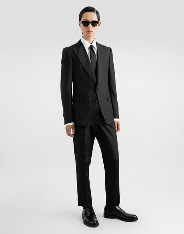 Súprava Dolce & Gabbana Dolce & Gabbana Deconstructed Single-Breasted Silk Suit Čierna | GK01ZTFU1NHN0000, 1