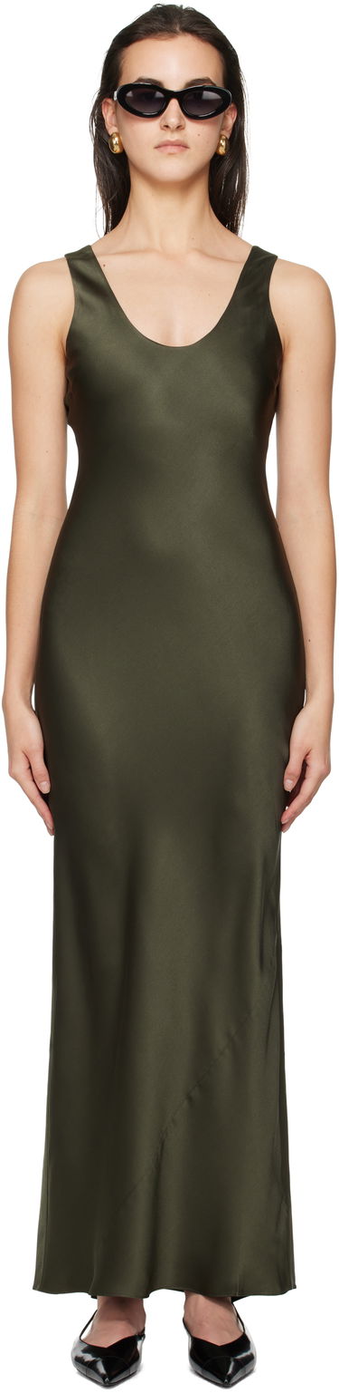Šaty Anine Bing Camille Midi Dress Zelené | A-02-10544-GEE31, 0