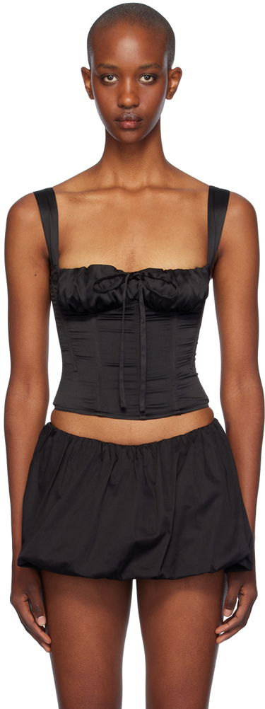 Tielko Miaou Miaou Agnes Corset Top Čierna | 7039-CL, 0
