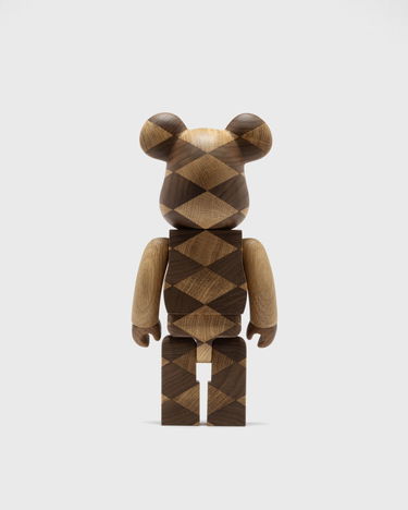 Zberateľské Medicom Toy Woven Bearbrick Figure Hnedá | MED2354, 1