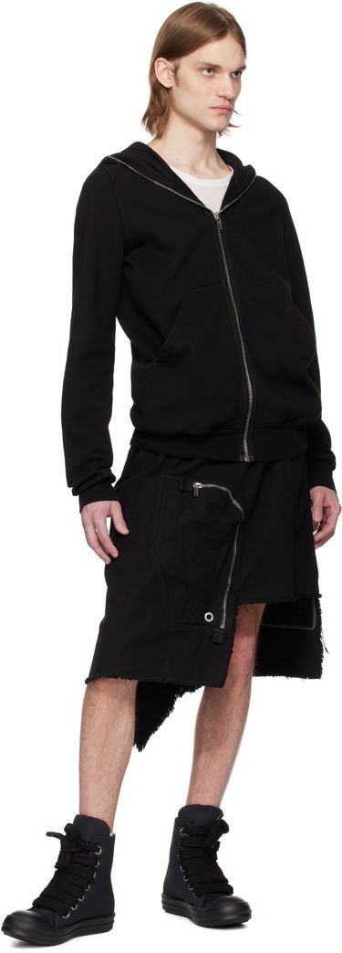 Mikina Rick Owens Rick Owens DRKSHDW Hollywood Zip Hoodie Čierna | DU01E3291 F, 3