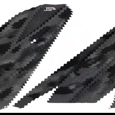 Sveter BAPE Colour Camo Mohair Knit Cardigan Šedá | 001KNL801302M-BLK, 0