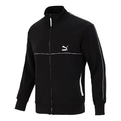 Bunda Puma Running Training Stand Collar Logo Jacket Čierna | 531706-51, 0