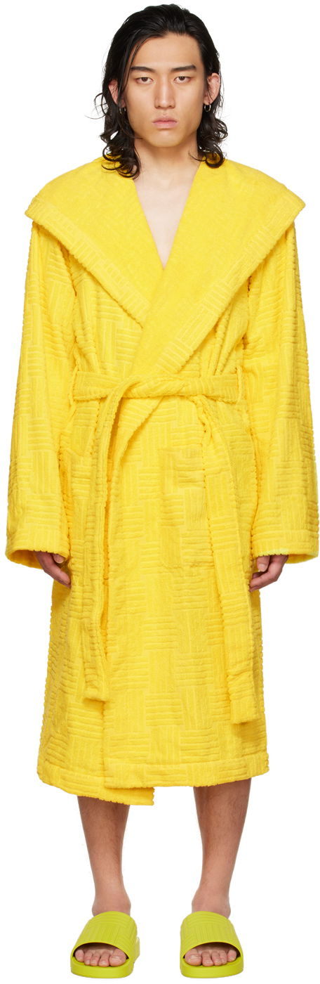 Flexstyle Bottega Veneta Intreccio Bath Robe Žltá | 656097-4V106, 0