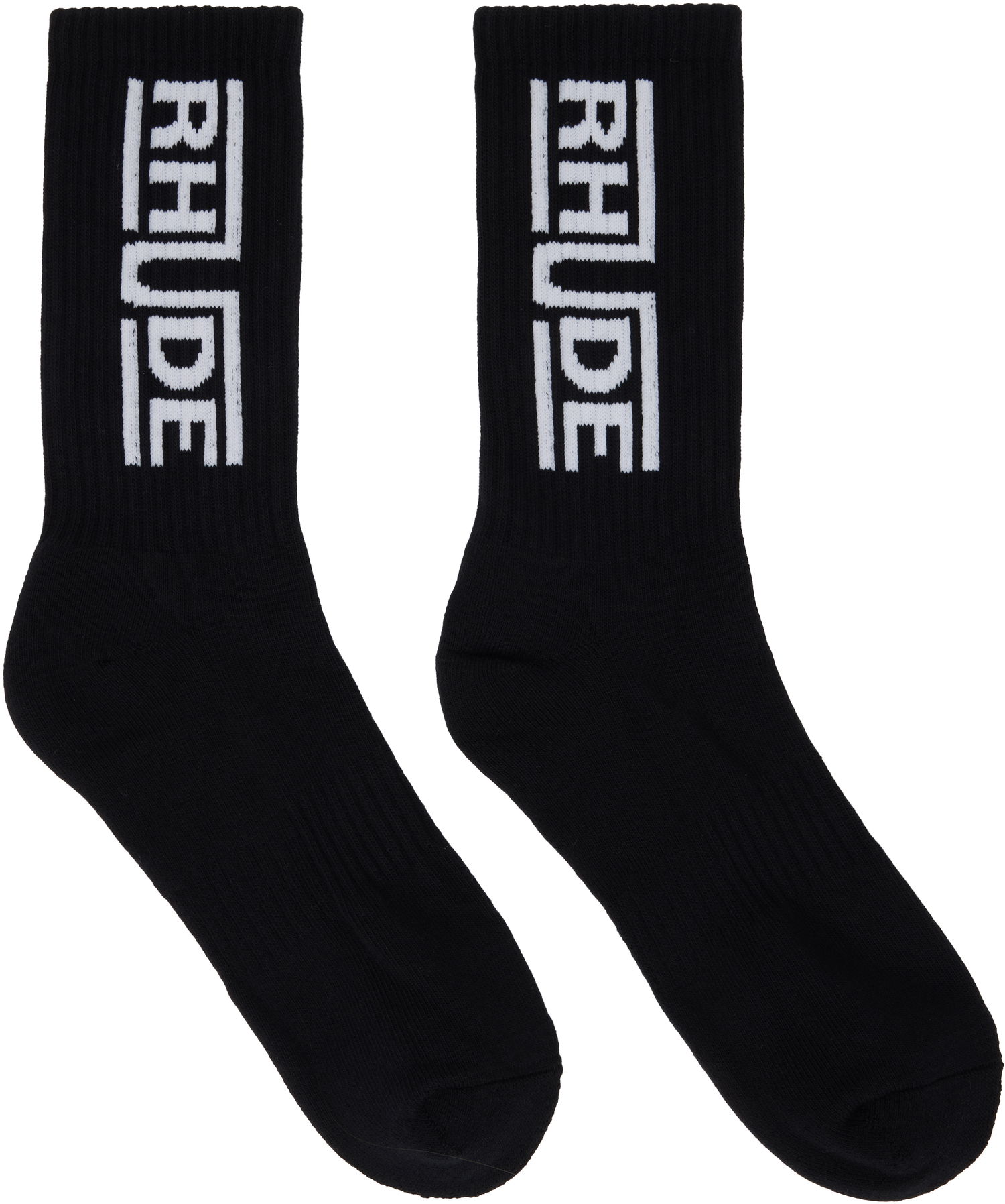 Ponožky Rhude Rhude Champions Logo Socks Čierna | RHPS25SO05117, 0