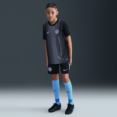 Dres Nike Chelsea FC 2025/26 Stadium Dri-FIT Short Sleeve Soccer Jersey Čierna | HJ5248-011, 4