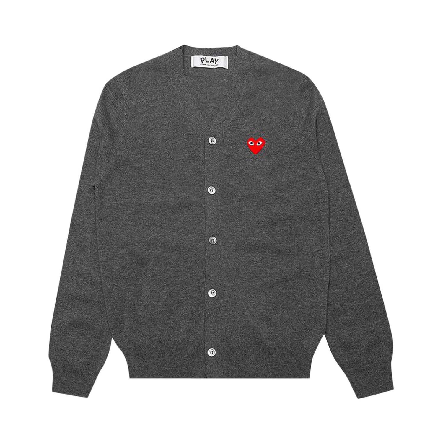 Sveter Comme des Garçons PLAY Knit Cardigan Šedá | AZ N008 051 3, 1