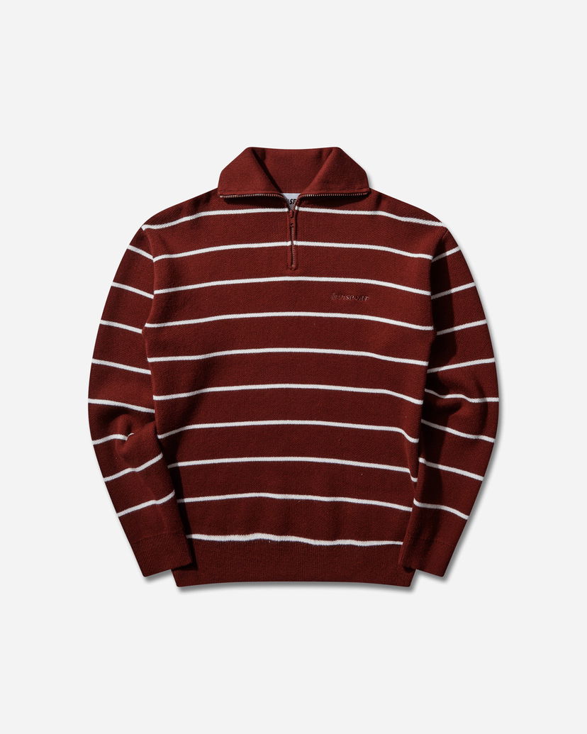 Sveter OpéraSPORT Kennedy Striped Quarter-Zip Sweater Rôznofarebný | K25FW25  3