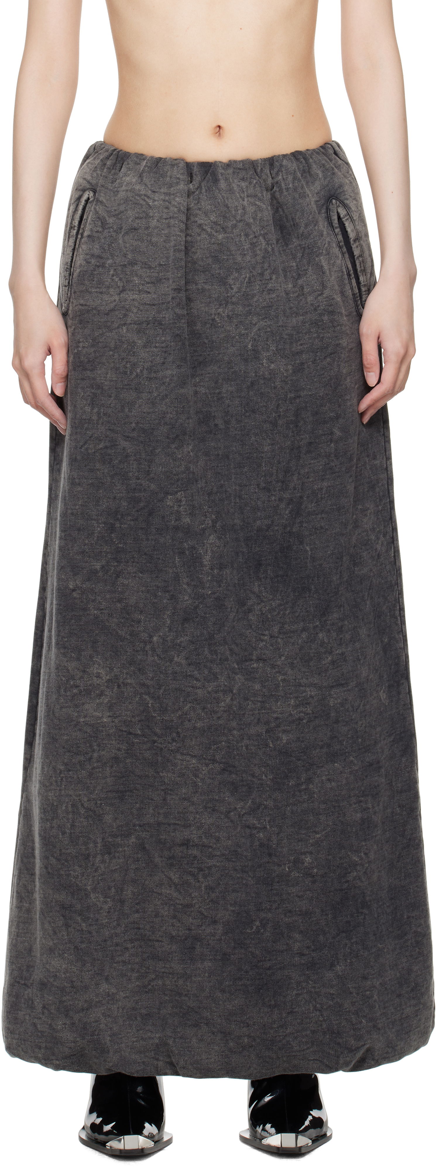 Sukňa Diesel O-Tulip Maxi Skirt Šedá | A16524 0EGBV, 0