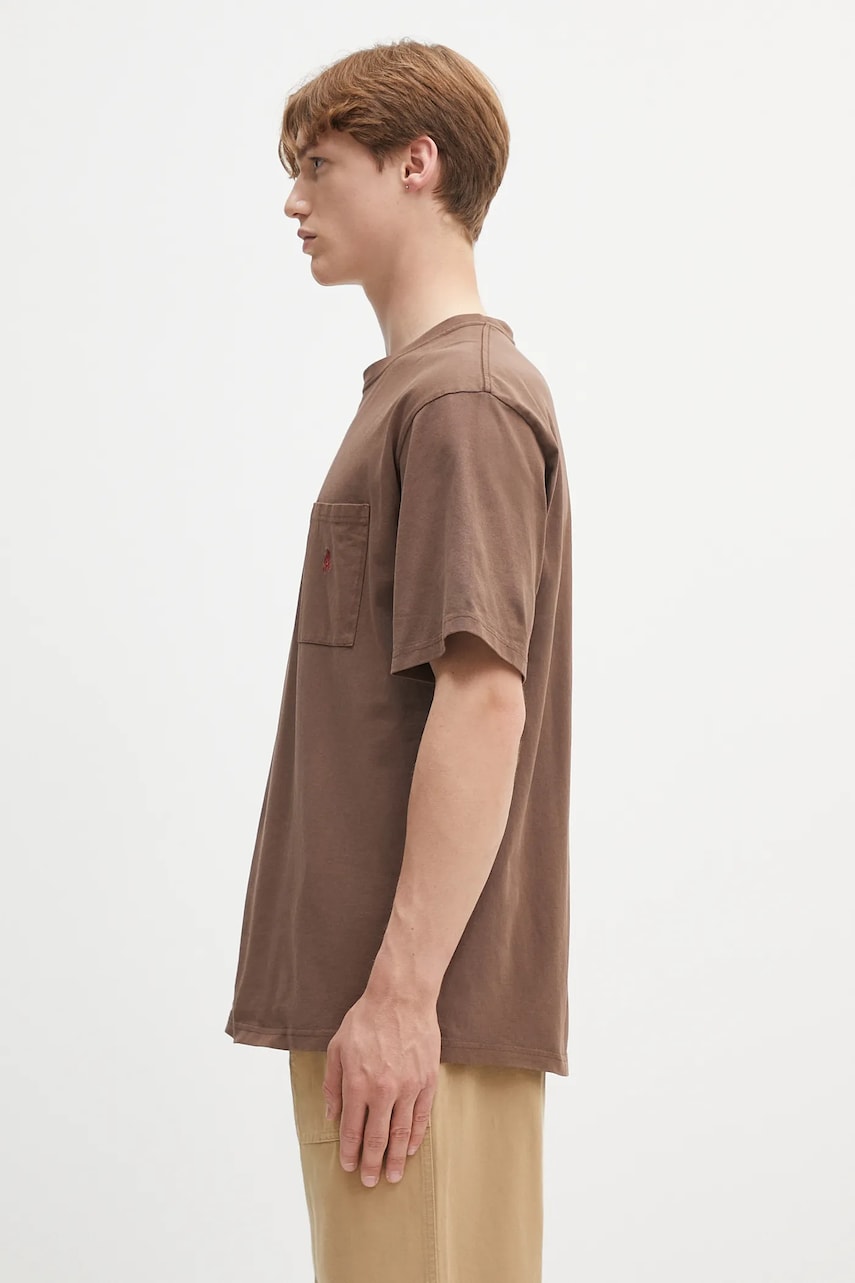 Tričko GRAMICCI Gramicci One Point Tee Pigment Dyed T-Shirt Hnedá | G304.OGJ.PG, 1