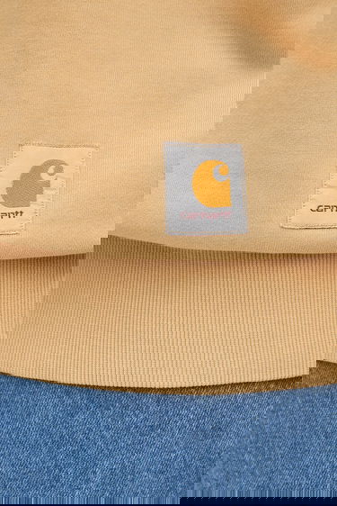 Mikina Carhartt WIP Plain Cotton Hudson Sweatshirt Béžová | I035186.07E5F, 3