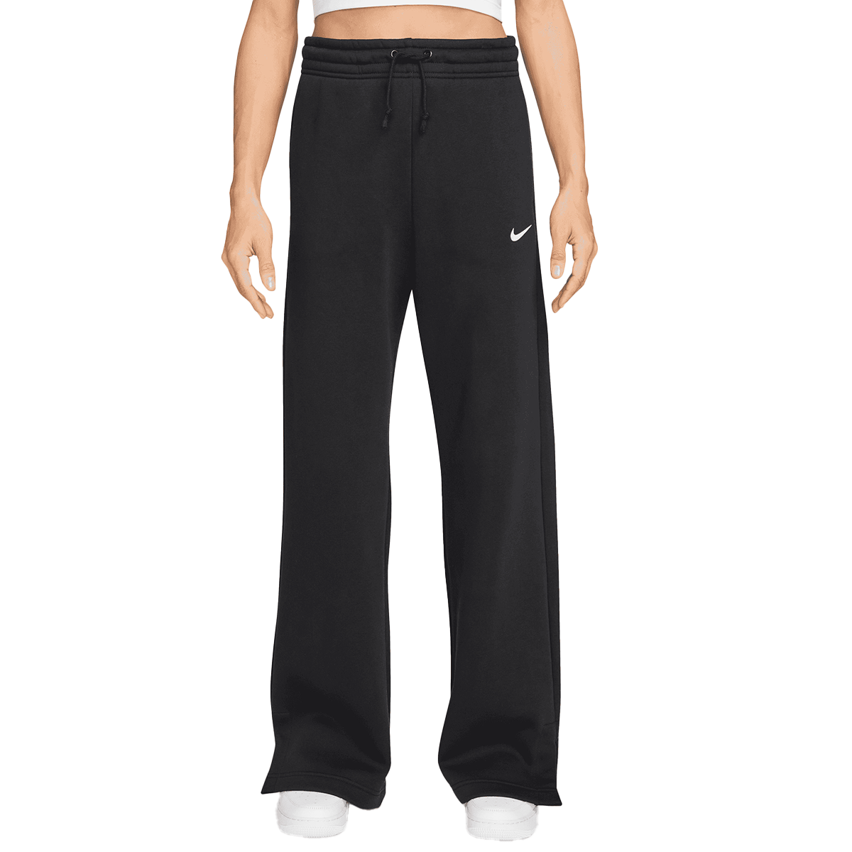 Tepláky Nike Phoenix Fleece High-Rise Wide Leg Pants Čierna | IH1011-010, 0