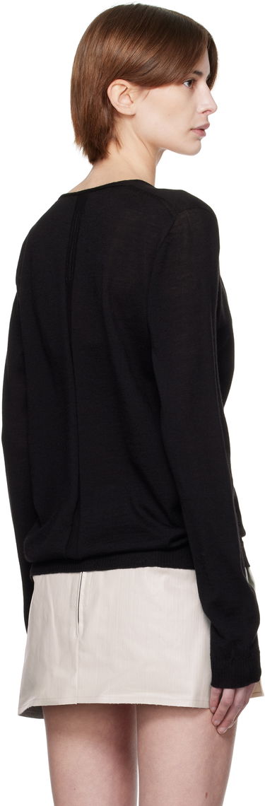 Sveter Rick Owens Rick Owens Hollywood Xtreme V-Neck Pullover Čierna | RP01E7668 M, 2