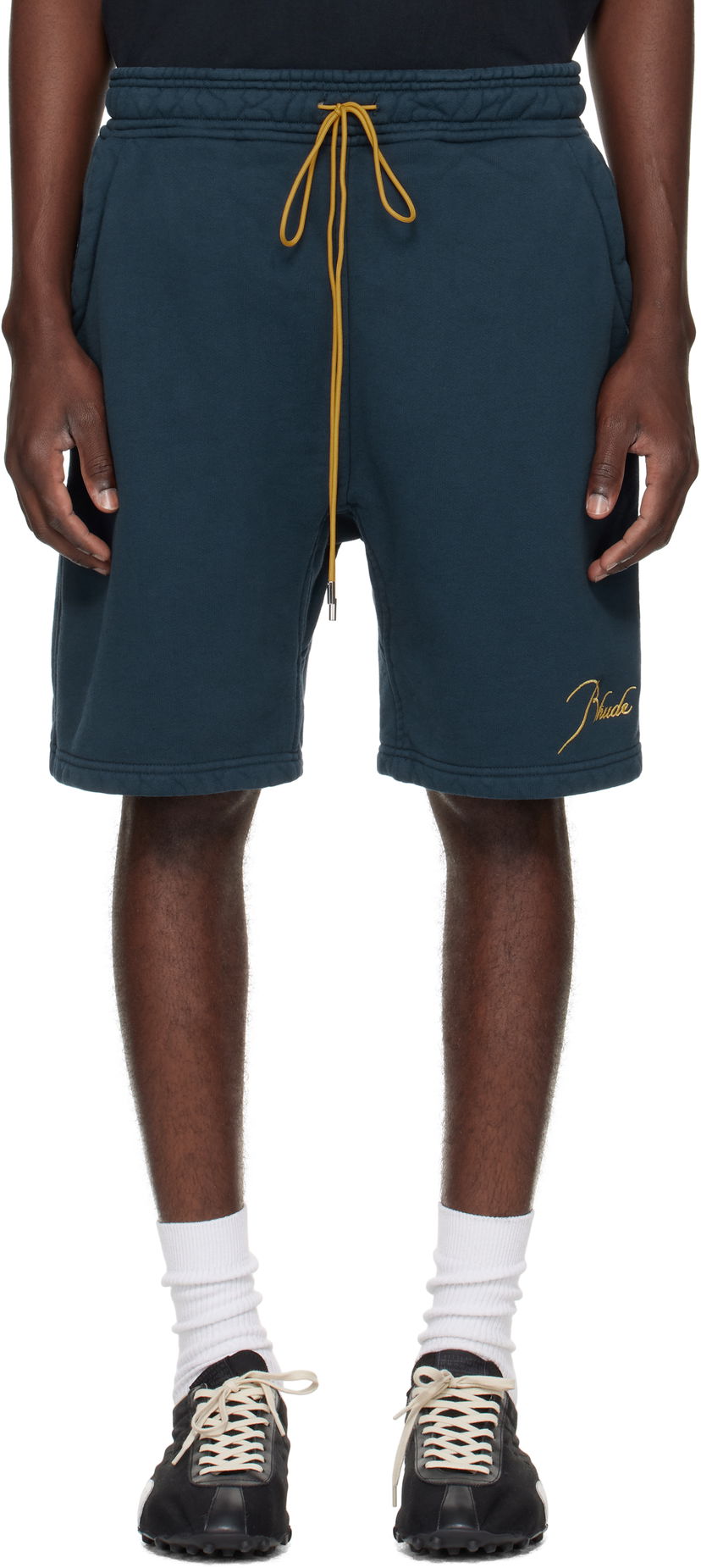Šortky Rhude Rhude Classique Sweat Shorts Navy | RHPF25SH01012