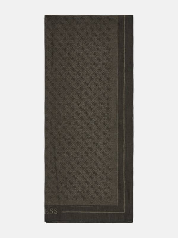 Šál GUESS Mito 4G Logo Scarf Zelené | AM9365VIS03, 0