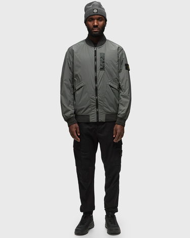 Bomber bunda Stone Island Garment-Dyed Bomber Jacket Šedá | 801540525, 1