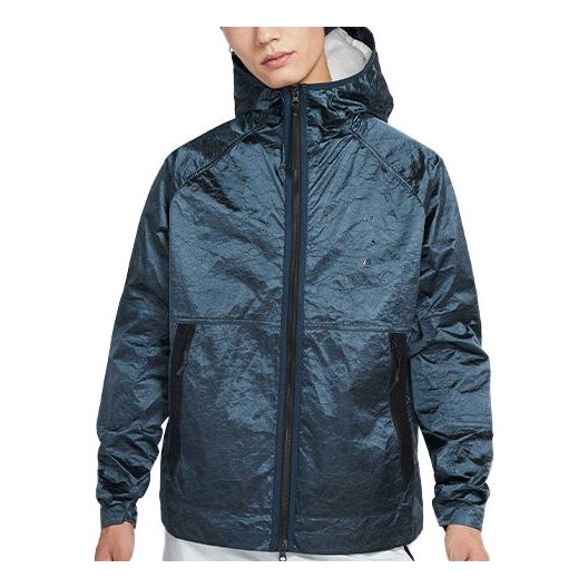 Vetrovka Nike NSW Tech Pack Woven Hooded Jacket Modrá | CU3759-458