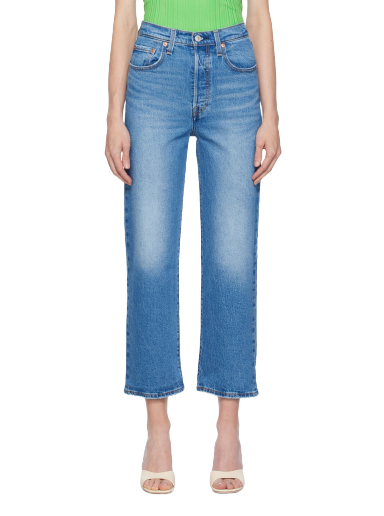 Džínsy Levi's Ribcage Jeans Modrá | 72693-0177