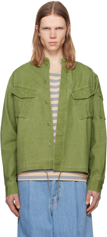 Košeľa KENZO Kenzo Paris Pocket Overshirt Zelené | FF55CH5339GD, 0