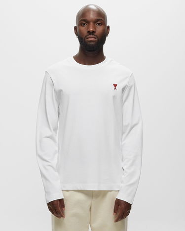 Tričko AMI Small A Heart T-Shirt Biela | UTS205-726-100, 3