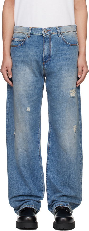 Džínsy Balmain Balmain Loose-Fit Jeans Modrá | EH1ML155DF44, 0