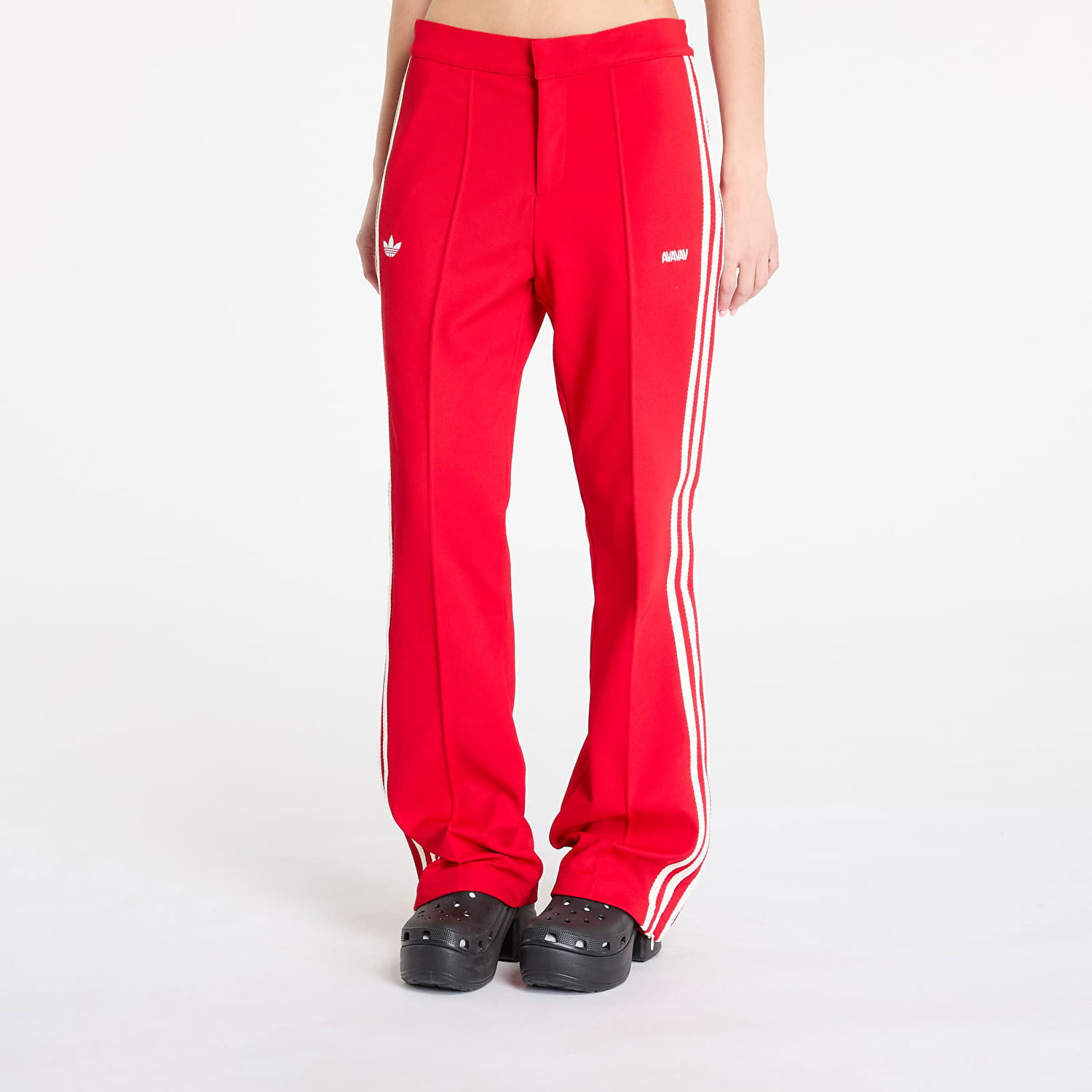Tepláky adidas Originals AVAVAV x Adicolor Track Pants Better Scarlet Červená | JG1425, 0