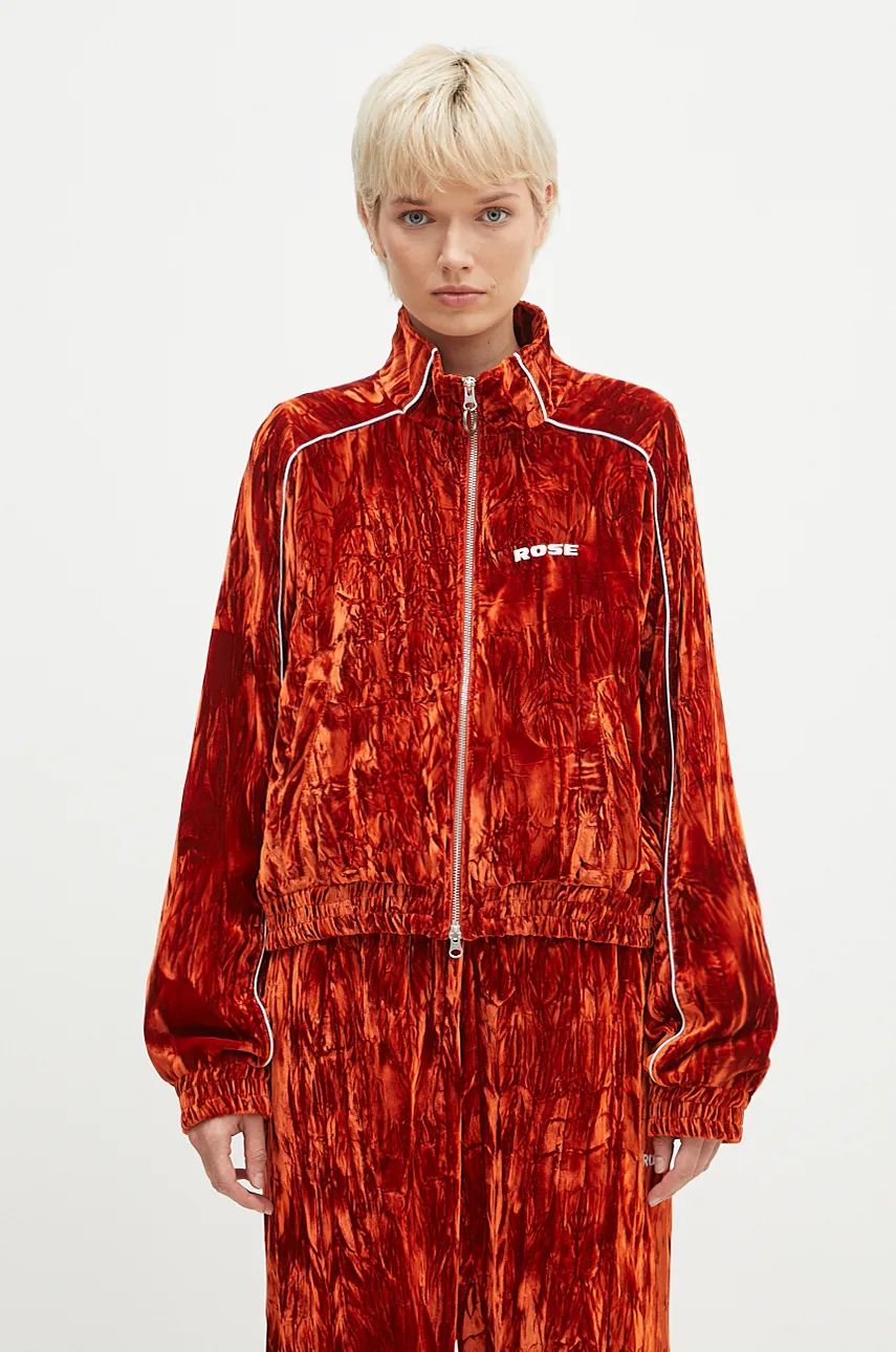 Mikina Martine Rose Shrunken Track Jacket Červená | 164WF04202, 0