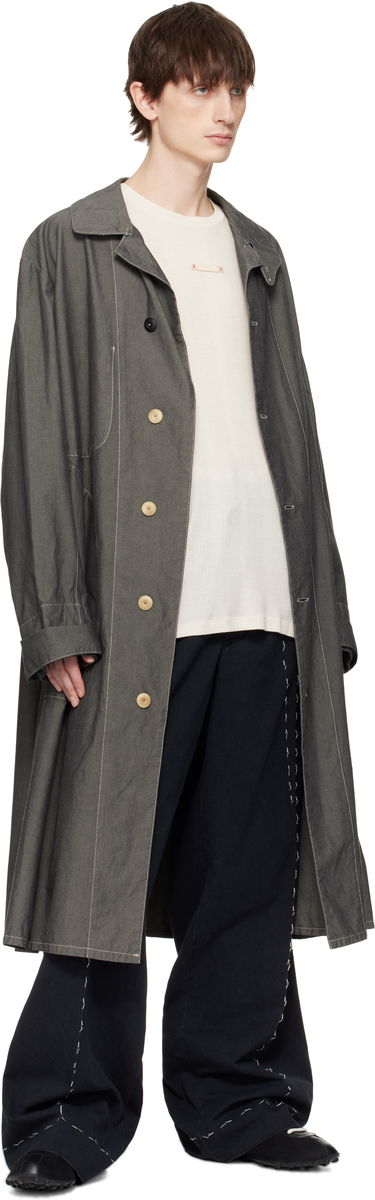 Pláštenka Maison Margiela Maison Margiela Canvas Coat Šedá | S50AA0156 M35299, 3