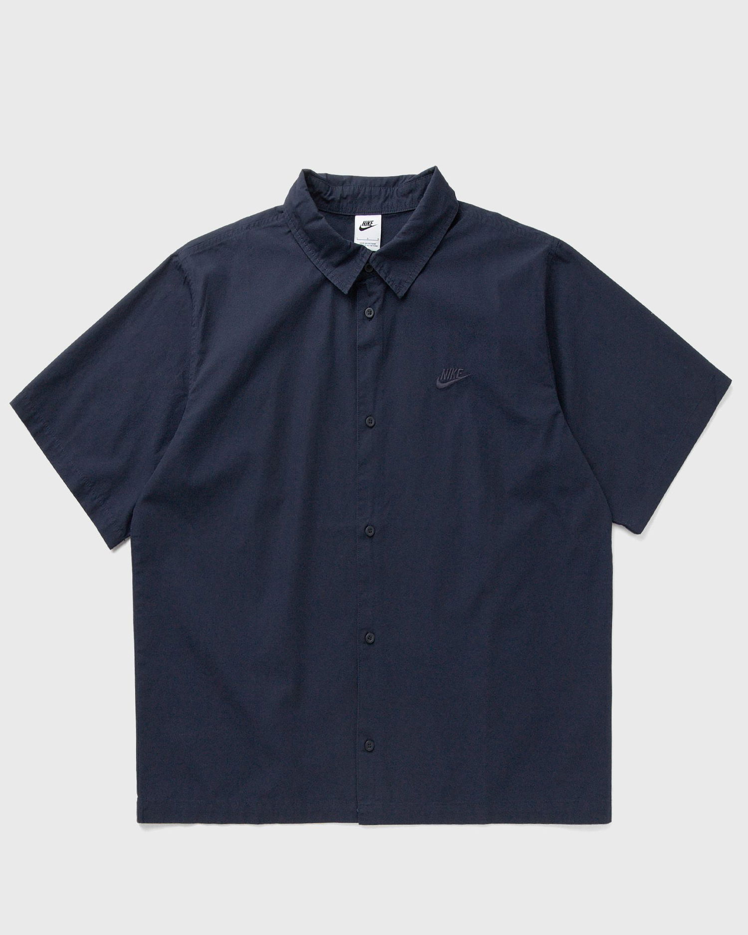 Košeľa Nike Club Woven Short Sleeve Button-Down Shirt Navy | HJ2029-451, 0
