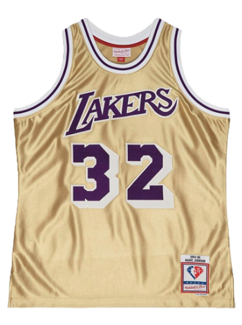 Mitchell & Ness Los Angeles Lakers Magic Johnson 75th Gold Swingman Jersey SMJY4398-LAL84EJHGOLD