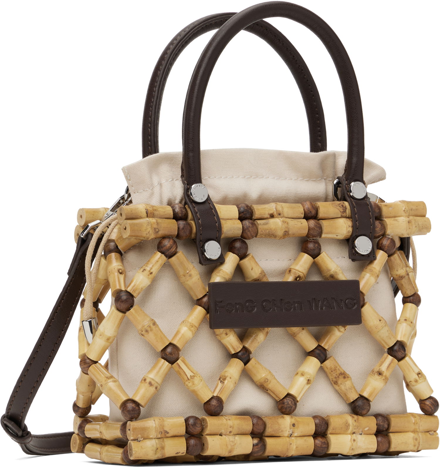 Kabelka Feng Chen Wang Feng Chen Wang Woven Bamboo Bag Béžová | FENG19AC16, 1