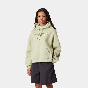 Mikina Carhartt WIP Women's Solar Chrome Hoodie Zelené | I035238_12, 0