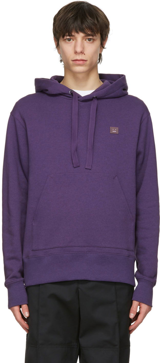 Mikina Acne Studios Acne Studios Patch Hoodie Fialová | CI0059-, 0