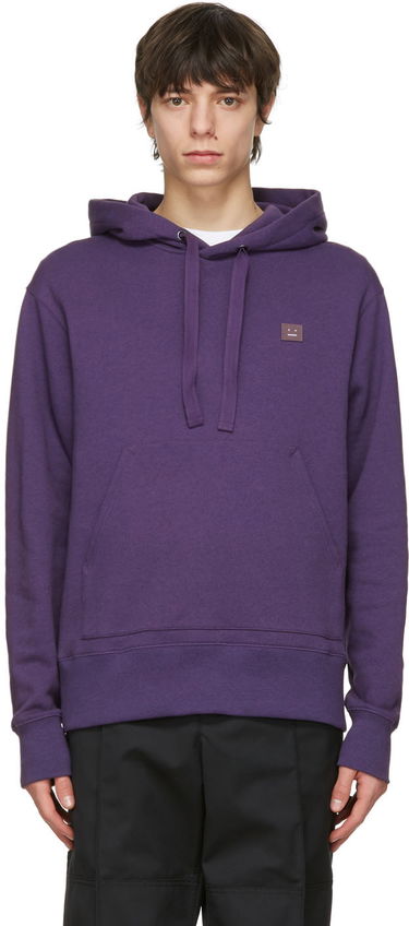 Mikina Acne Studios Acne Studios Patch Hoodie Fialová | CI0059-, 0