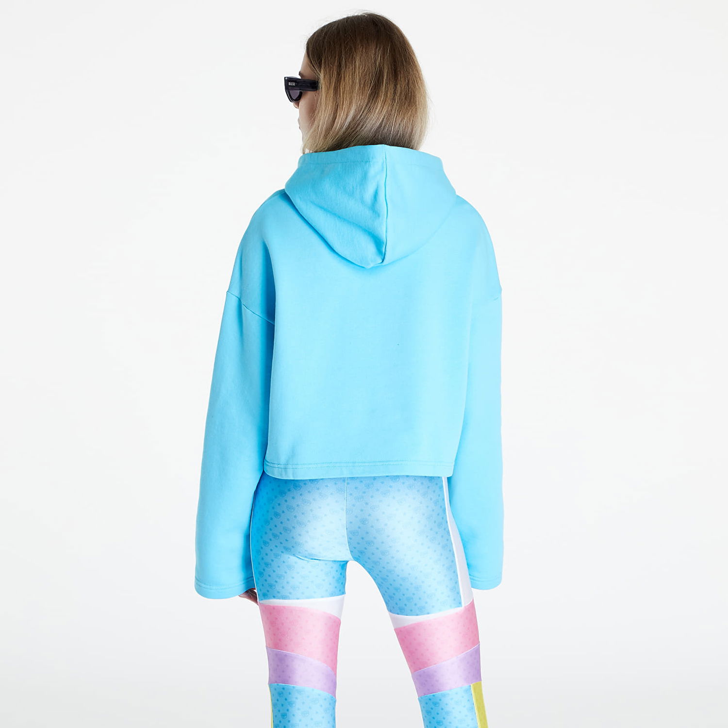 Mikina Chiara Ferragni Eye Star Brushed Sweatshirt Modrá | 73CBIT05CFT07211, 1