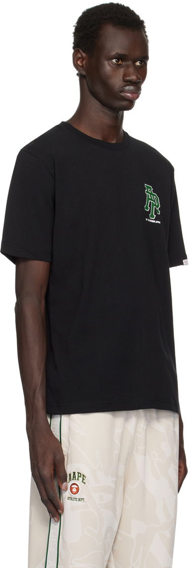 Tričko AAPE by A Bathing Ape AAPE by A Bathing Ape Logo Short Sleeve T-Shirt Čierna | AAPTEM1562XXNBKX, 1