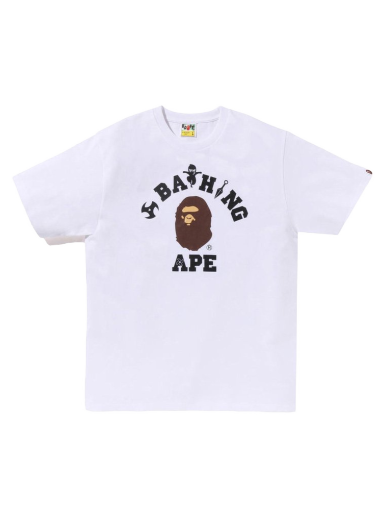 Tričko BAPE Ninja College Tee Biela | 1J22-110-070