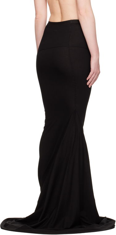 Sukňa Rick Owens Rick Owens Hollywood Lido Maxi Skirt Čierna | RO01E7378 JA, 2