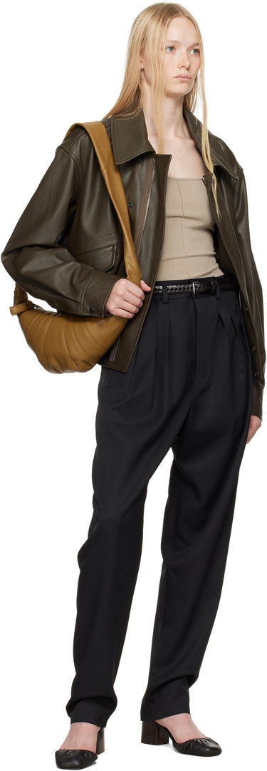 Nohavice LEMAIRE Lemaire Pleated Tailored Trousers Čierna | PA1178 LF1362, 3