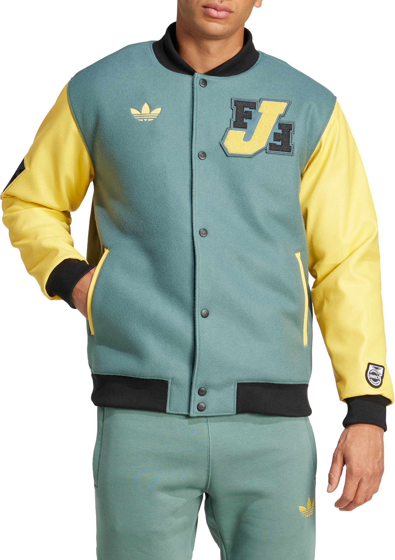 Bomber bunda adidas Originals adidas Originals Jamaica VRCT Jacket Zelené | je5329, 0