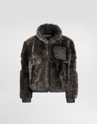 Single-breasted Shearling Coat