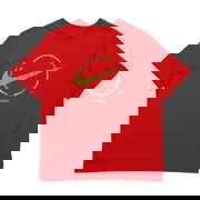 Sportswear Logo Printed Short Sleeve T-Shirt