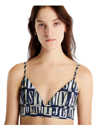 Podprsenka Tommy Hilfiger Spellout Bralette Čierna | DW0DW15219 0GL