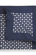 BECKHAM x BOSS Silk Pocket Square with Dot Print