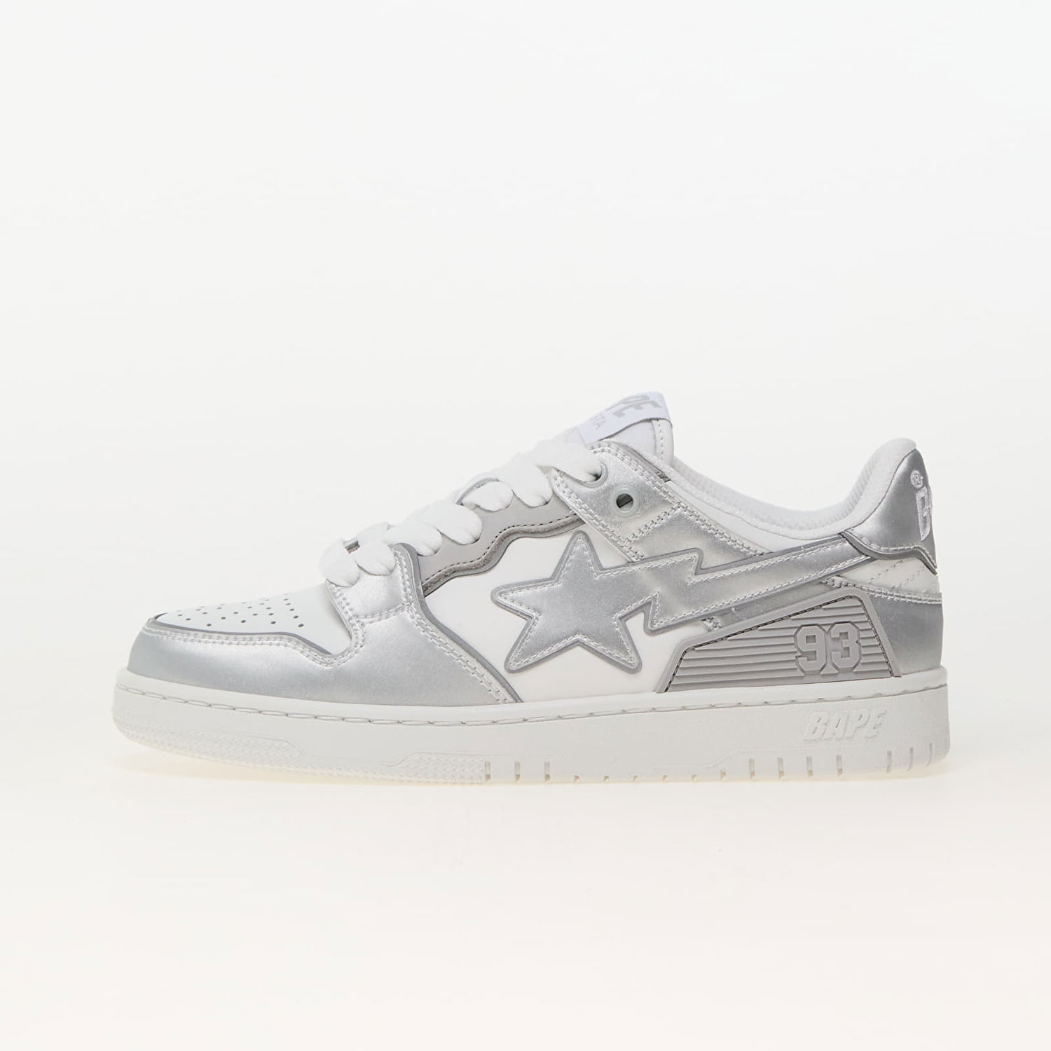 Tenisky a topánky BAPE A BATHING APE Bape Sk8 Sta 4 L White Metalická | 001FWK302311LWHT, 0