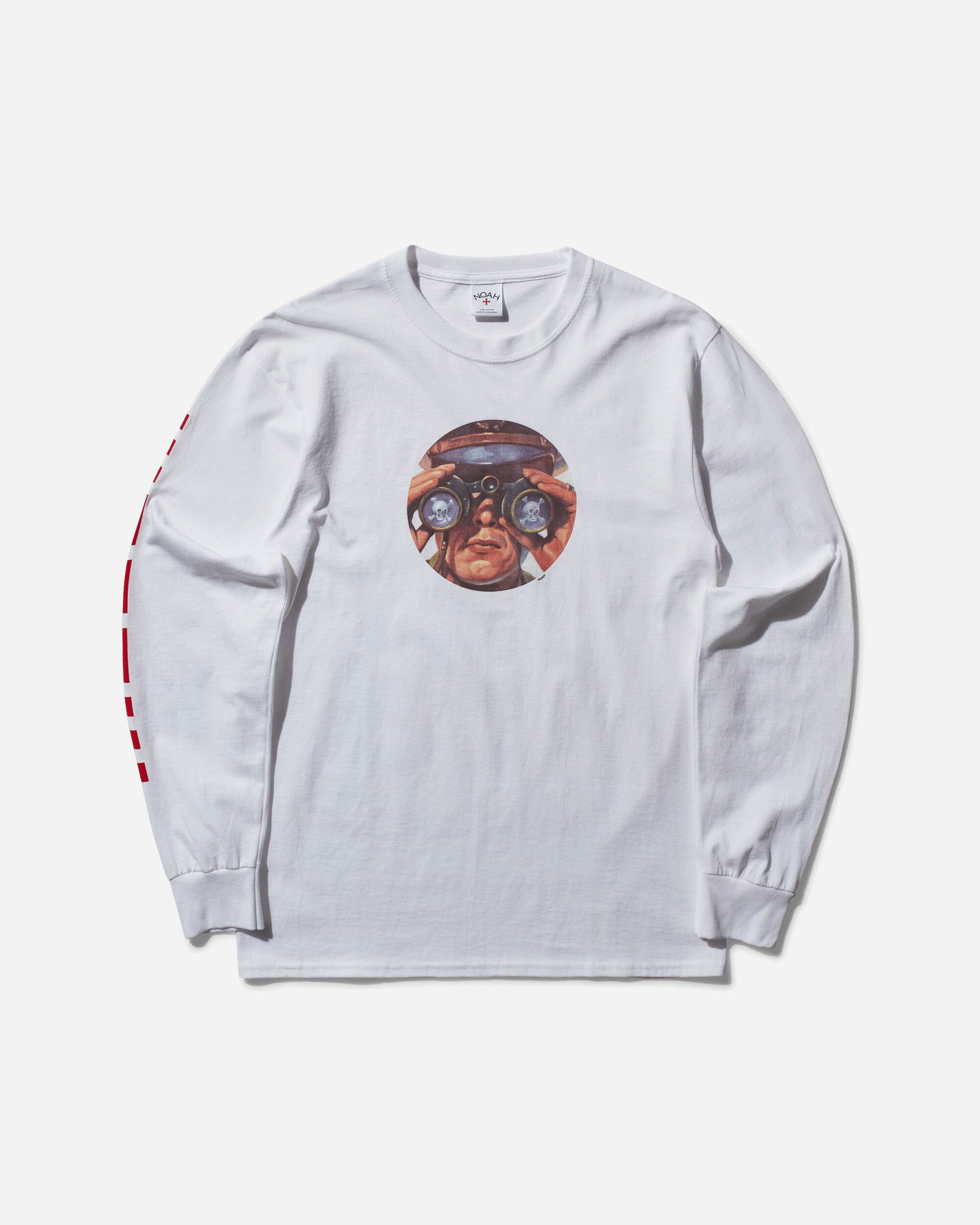 Tričko Noah SOS Long Sleeve T-Shirt Biela | T234FW24 WHT, 1