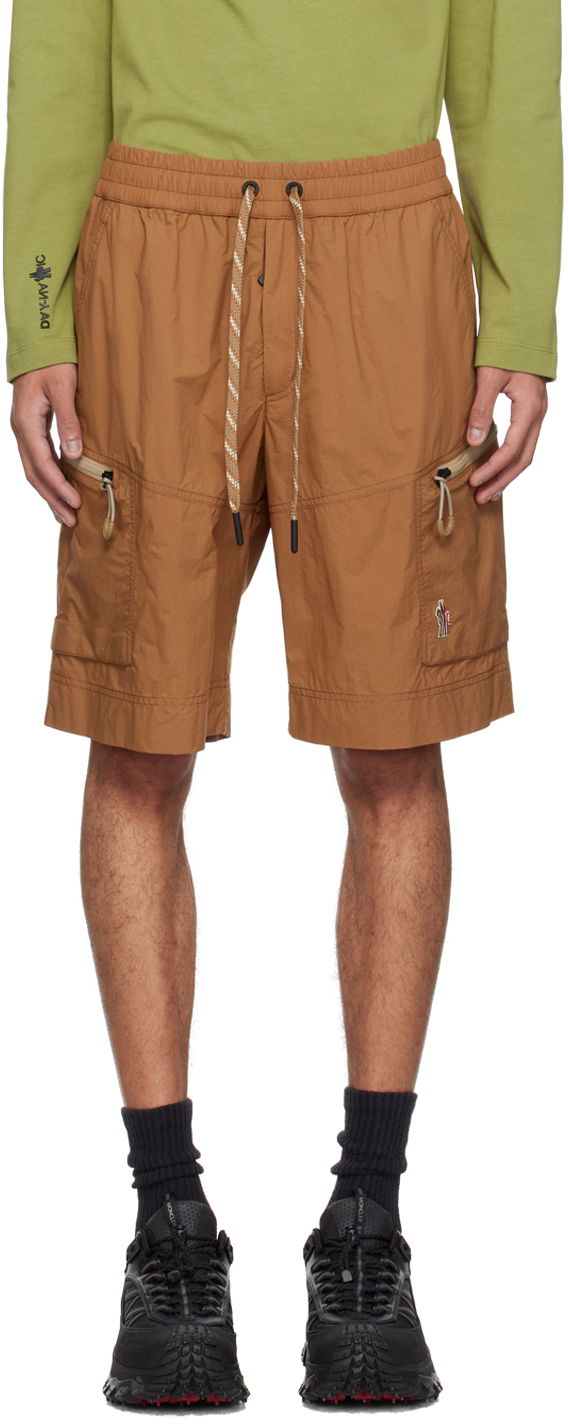 Šortky Moncler Drawstring Shorts Hnedá | J10972B0000353A59, 0