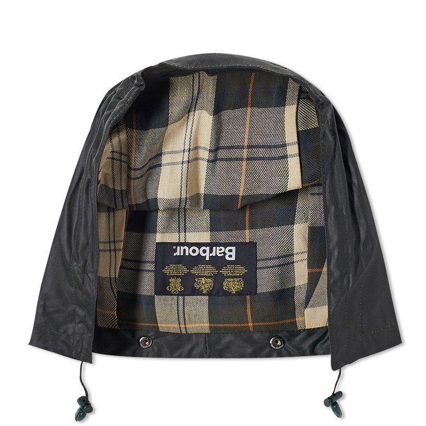 Klobúk Barbour Waxed Cotton Hood Zelené | MHO0004SG91